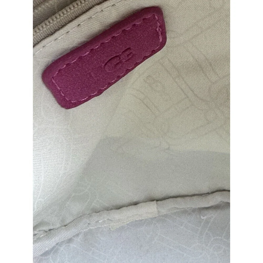 UGG Dannie II Mini Sheepskin Zebra Backback FUCHSIA